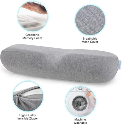 Cervical Neck Support Pillow for Pain Relief | Ergonomic Memory Foam Neck Stretcher Cushion
