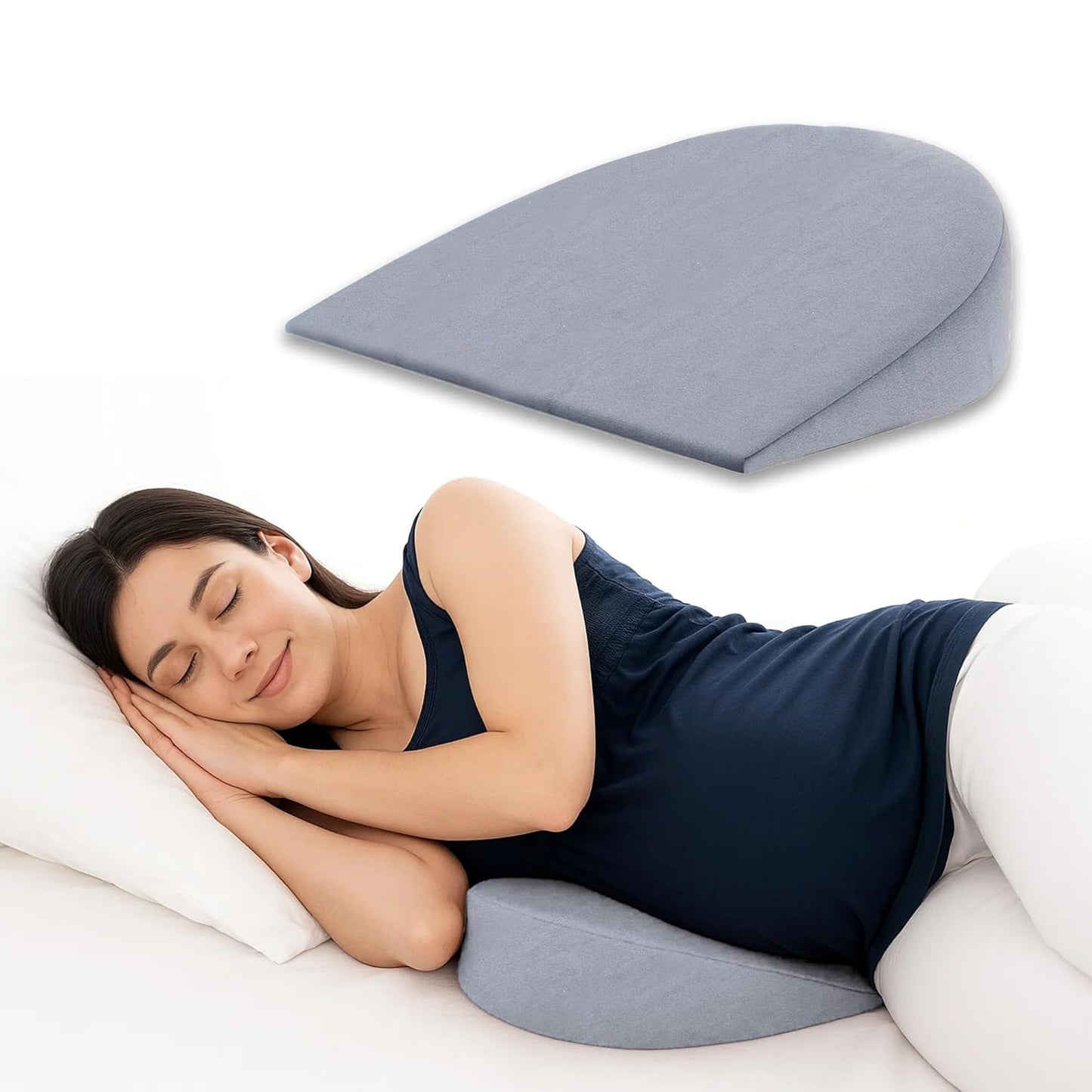 Pregnancy Support Wedge Pillow for Belly & Back